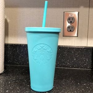 Aqua Matte Starbucks Reusable